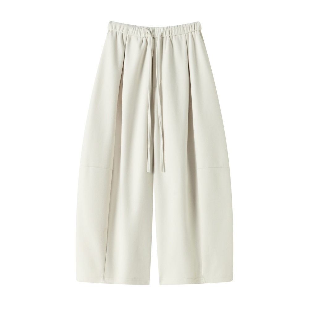 Nine tenths cashmere pants Casual wide leg pants for women - Image 4