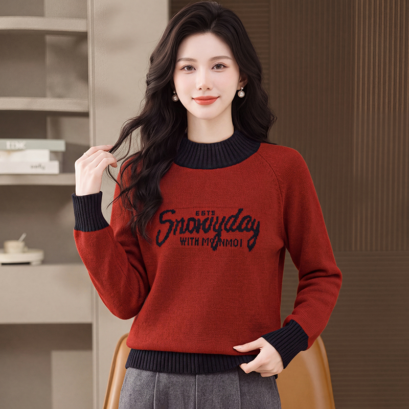 Autumn and winter bottoming shirt sweater for women - Image 3