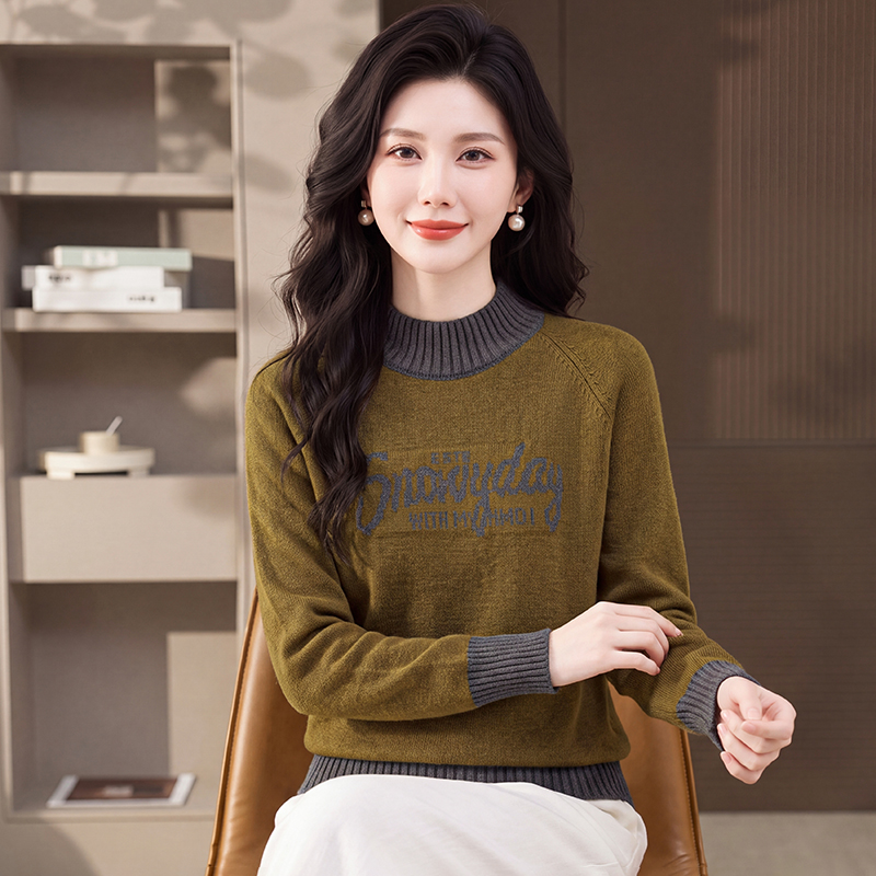 Autumn and winter bottoming shirt sweater for women - Image 5