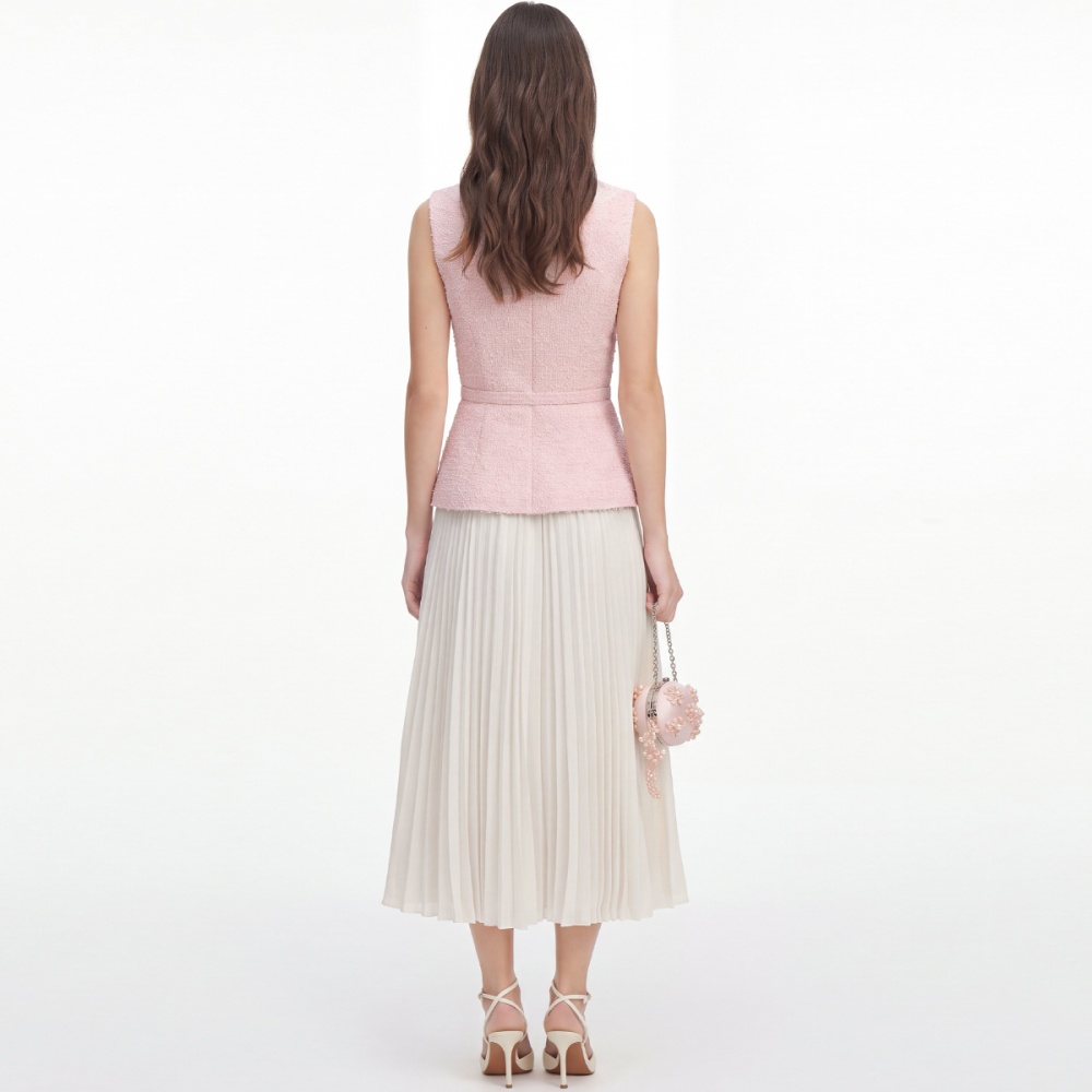 France style Pseudo-two pleated slim lace dress - Image 4