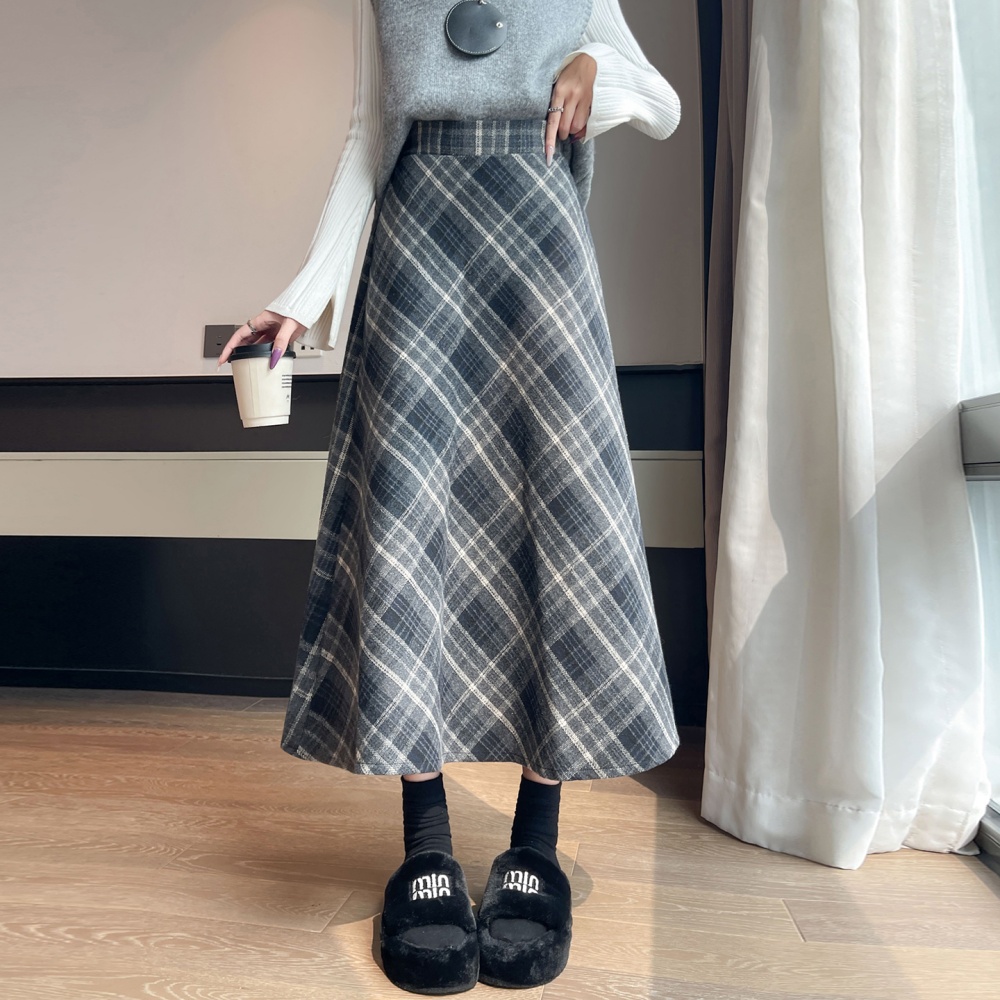 Large yard skirt woolen long skirt for women - Image 4