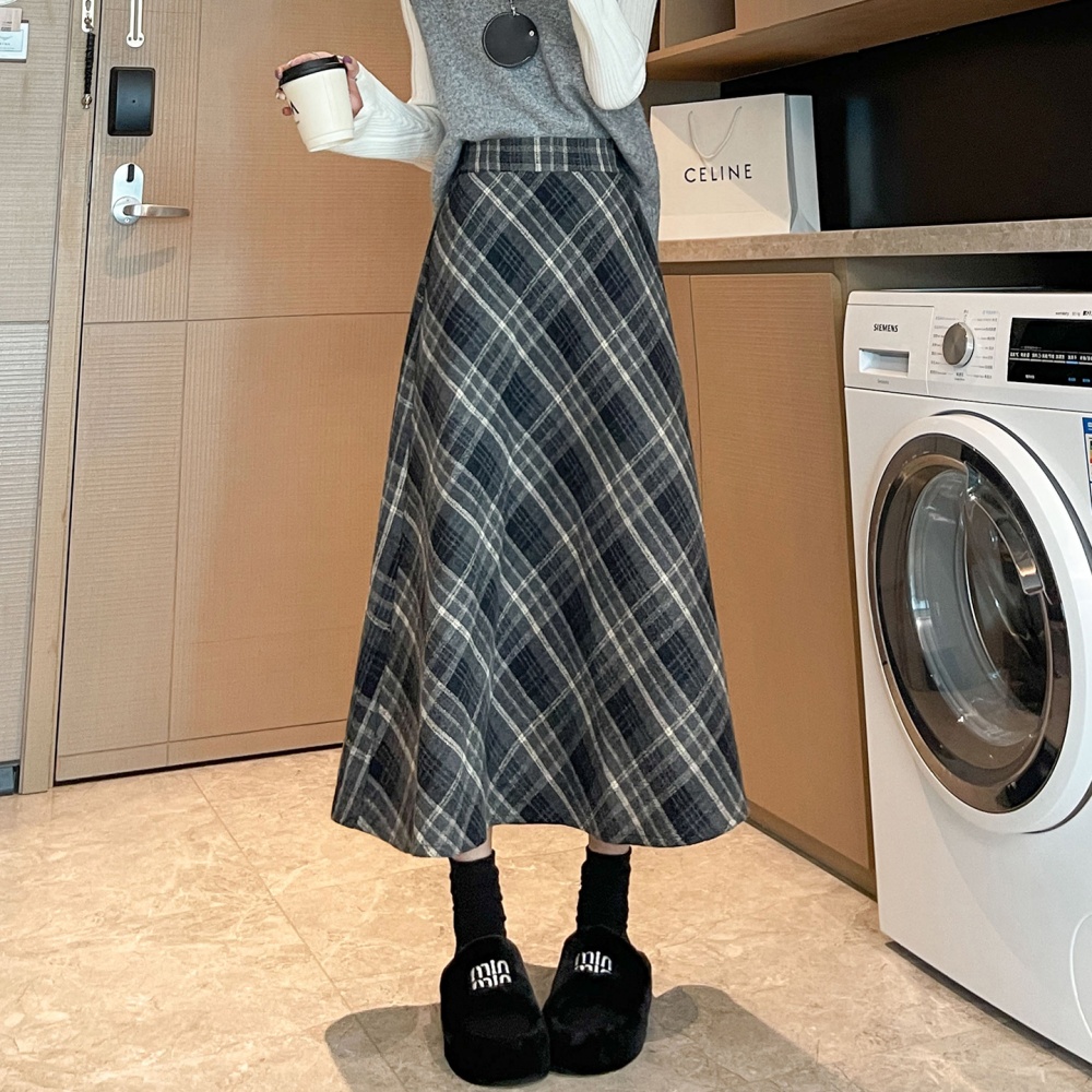 Large yard skirt woolen long skirt for women - Image 5