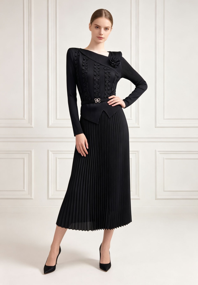 Fashion large yard long dress lace dress for women - Image 2