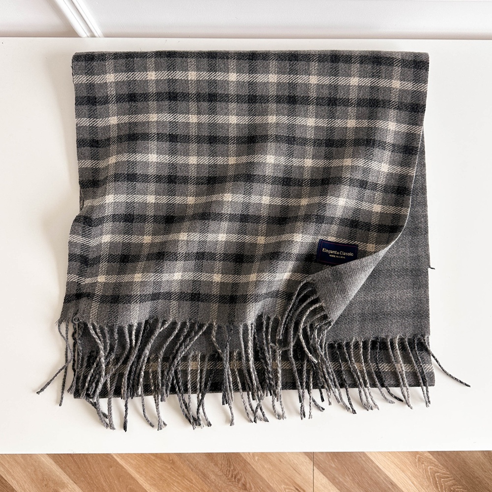 All-match couples British style shawl retro tassels scarves
