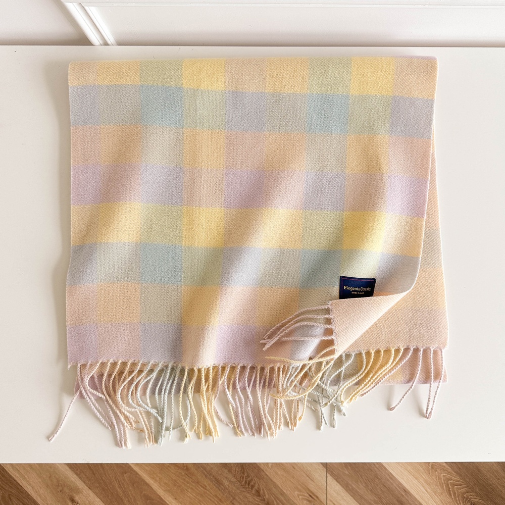 Korean style tender scarves box shawl for women