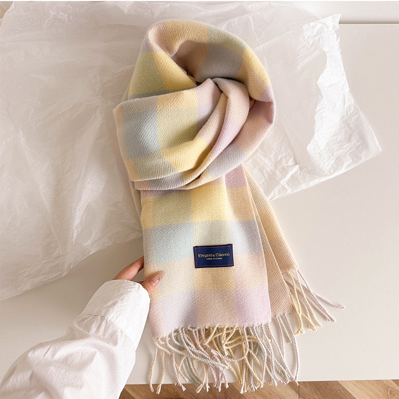 Korean style tender scarves box shawl for women - Image 2
