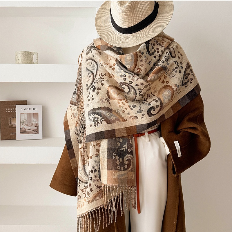 Outside the ride scarves Bohemian style shawl - Image 3