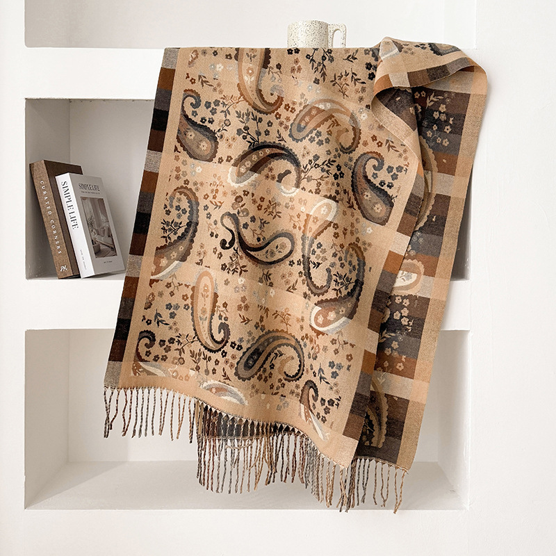 Outside the ride scarves Bohemian style shawl - Image 5