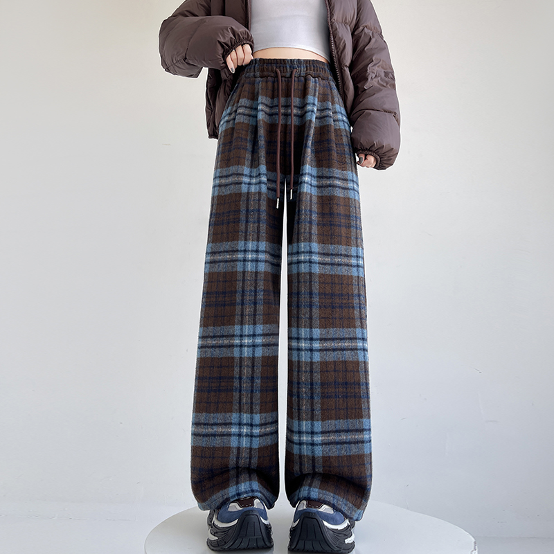 Mopping straight pants wide leg pants Casual pants for women - Image 2