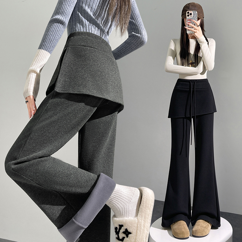 Elasticity pants thick flare pants for women - Image 2