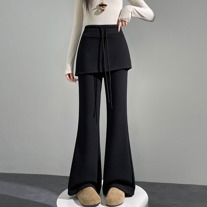 Elasticity pants thick flare pants for women - Image 3