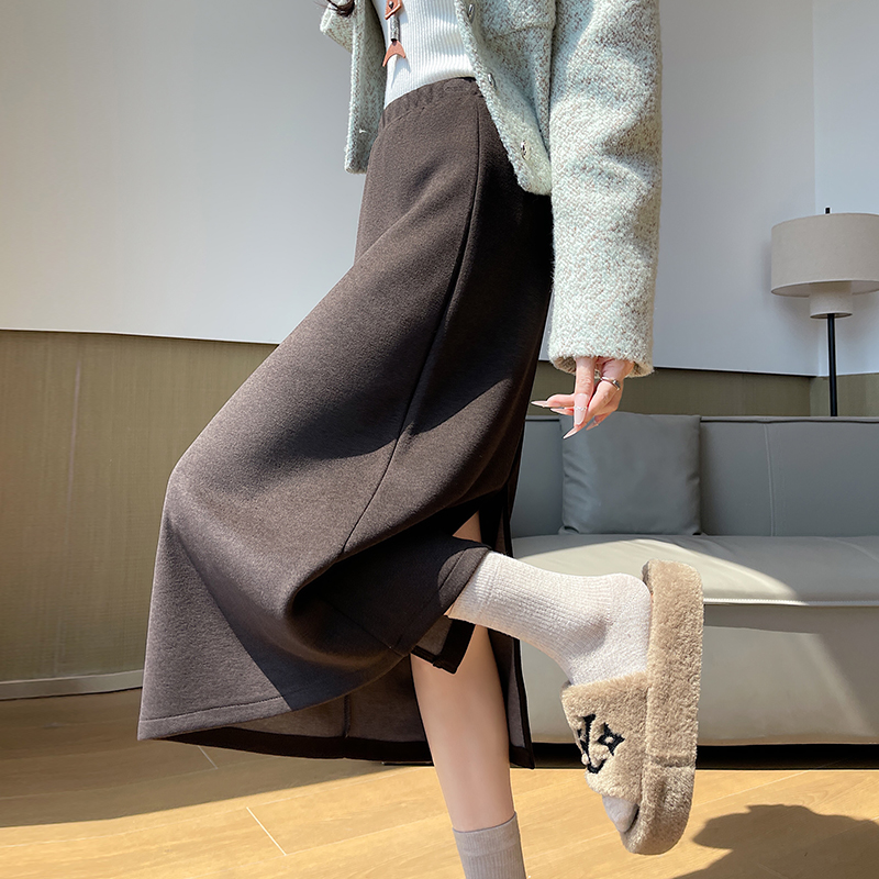 Autumn and winter long package hip skirt for women - Image 2