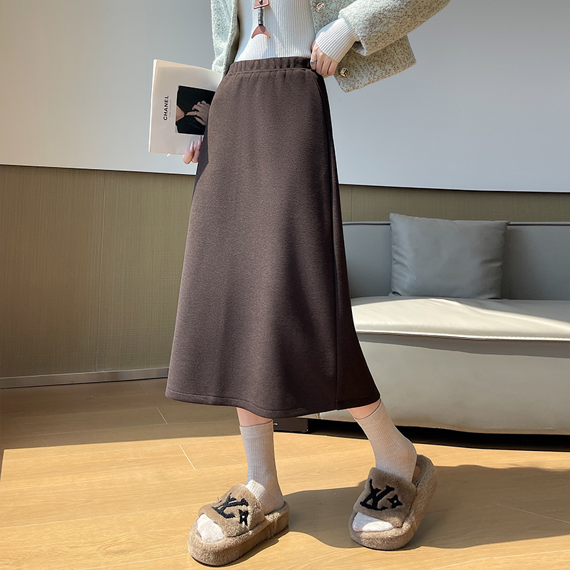 Autumn and winter long package hip skirt for women - Image 3