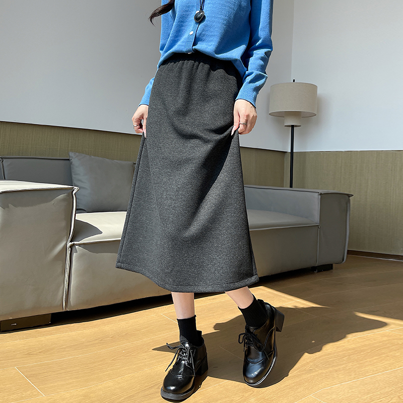 Autumn and winter long package hip skirt for women - Image 5