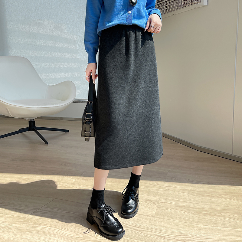 Autumn and winter long package hip skirt for women - Image 6