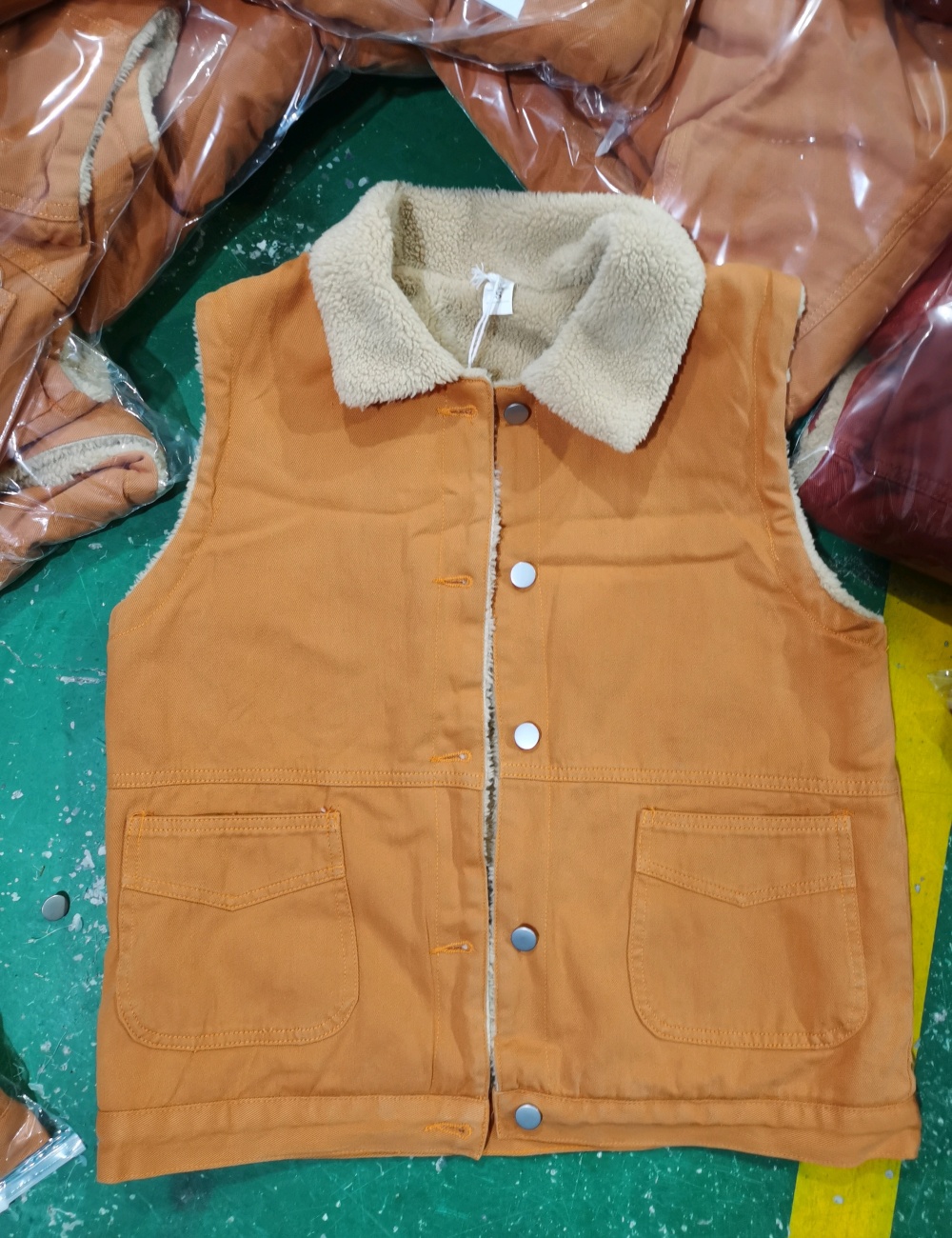 Thick cotton Korean style plus velvet all-match waistcoat - Image 5